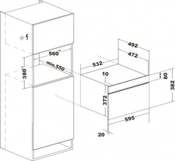 Микроволновая печь Weissgauff BMWO-342 DW Touch