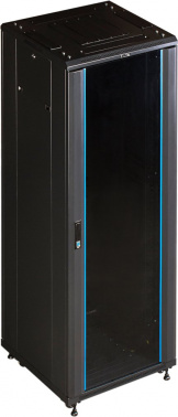 Шкаф коммутационный Lanmaster (TWT-CBB-42U-6X8-P1) напольный 42U 600x800мм пер.дв.перфор. задн.дв.перфор.2-хст. 2 бок.пан. 800кг черный 726мм 92кг 2055мм IP20 металл