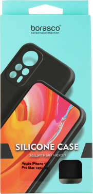 Чехол (клип-кейс) BoraSCO для Apple iPhone 15 Pro Max Silicone Case