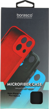 Чехол (клип-кейс) BoraSCO для Apple iPhone 15 Plus Microfiber Case