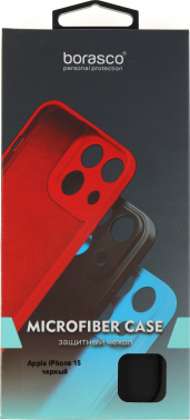 Чехол (клип-кейс) BoraSCO для Apple iPhone 15 Microfiber Case