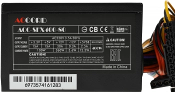 Блок питания Accord SFX 400W ACC-SFX400-80