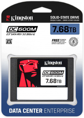 Накопитель SSD Kingston SATA-III 7.68TB SEDC600M/7680G
