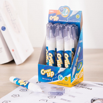 Ручка корректор Deli E7286-P