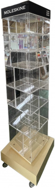 Стенд Moleskine напольный акрил приз