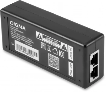 Инжектор PoE Digma  DNP30W48GTXP