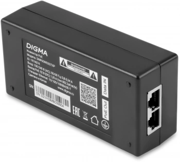 Инжектор PoE Digma  DNP65W52GTXP