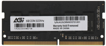 Память DDR4 8GB 3200MHz AGi  AGI320008SD138