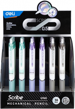 Набор карандашей мех. Deli  EU745-P