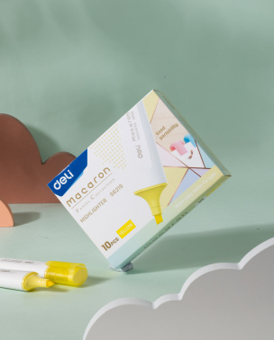 Набор текстовыделителей Deli  ES621SYELLOW-P