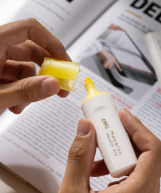 Набор текстовыделителей Deli  ES621SYELLOW-P