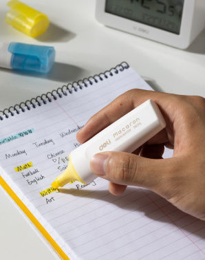 Набор текстовыделителей Deli  ES621SYELLOW-P