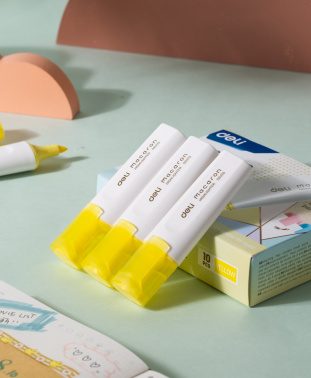 Набор текстовыделителей Deli  ES621SYELLOW-P