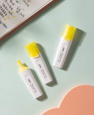 Набор текстовыделителей Deli  ES621SYELLOW-P