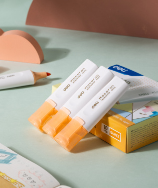 Набор текстовыделителей Deli  ES621SORANGE-P