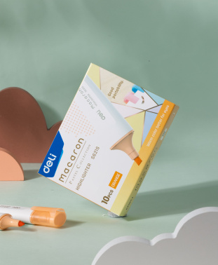 Набор текстовыделителей Deli  ES621SORANGE-P