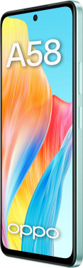 Смартфон Oppo A58 128Gb 8Gb светло-зеленый моноблок 3G 4G 2Sim 6.72