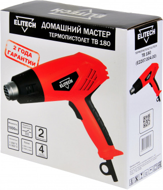 Технический фен Elitech ТВ 180