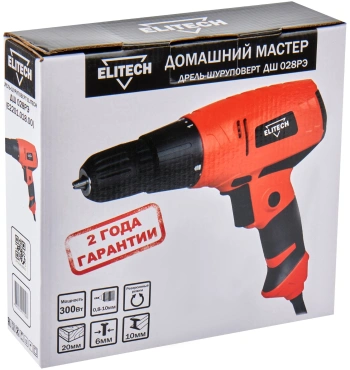Шуруповерт Elitech ДШ 028РЭ