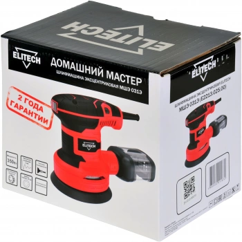 Эксцентриковая шлифмашина Elitech  МШЭ 031Э