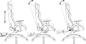 Кресло игровое Zombie  GAME RGB