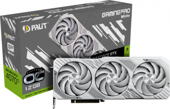 Видеокарта Palit PCI-E 4.0  RTX4070Ti GAMINGPRO WHITE OC