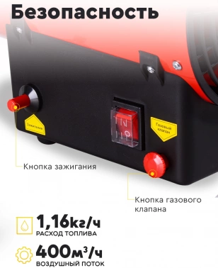 Тепловая пушка газовая Ресанта ТГП-20АКГ