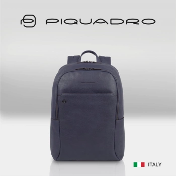 Рюкзак Piquadro Black Square CA4762B3/BLU4 темно-синий кожа