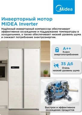 Холодильник Midea MDRS791MIE33
