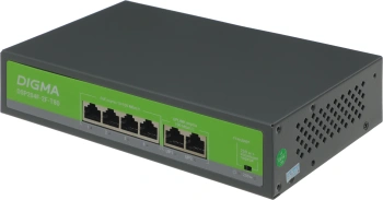 Коммутатор Digma  DSP204F-2F-T80