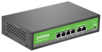 Коммутатор Digma  DSP204F-2F-T80