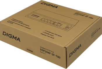 Коммутатор Digma  DSP204F-2F-T80
