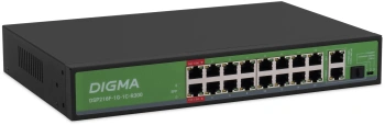 Коммутатор Digma  DSP216F-1G-1C-R300