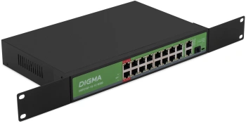 Коммутатор Digma  DSP216F-1G-1C-R300