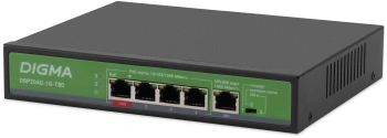 Коммутатор Digma  DSP204G-1G-T80