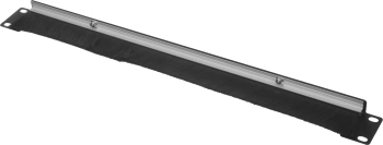 Кабельный органайзер горизонтальный ЦМО ГКО-Щ-1-9005 щетки 1U шир.:19