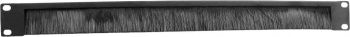 Кабельный органайзер горизонтальный ЦМО ГКО-Щ-1-9005 щетки 1U шир.:19