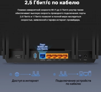Роутер беспроводной TP-Link Archer AX55 Pro