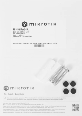 Маршрутизатор MikroTik RB5009UPr+S+IN