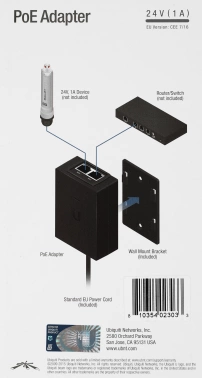 Инжектор PoE Ubiquiti  POE-24-24W
