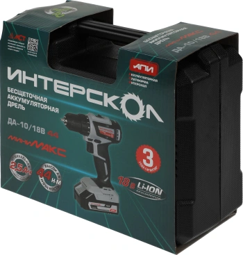 Дрель-шуруповерт Интерскол ДА-10/18В 44