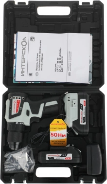 Дрель-шуруповерт Интерскол ДА-13/18В 50