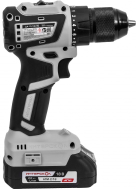 Дрель-шуруповерт Интерскол ДАУ-13/18В 50