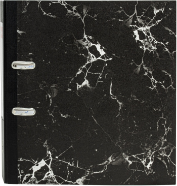 Папка-регистратор Brauberg Широкий корешок 271833 A4 90мм картон/бумага черный