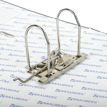 Папка-регистратор Brauberg Широкий корешок 271833 A4 90мм картон/бумага черный