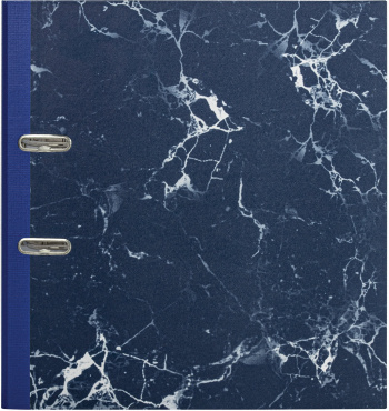 Папка-регистратор Brauberg Широкий корешок 271834 A4 90мм картон/бумага синий