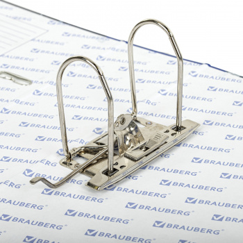 Папка-регистратор Brauberg Широкий корешок 271834 A4 90мм картон/бумага синий