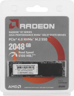 Накопитель SSD AMD PCIe 4.0 x4 2TB R7MP2048G8
