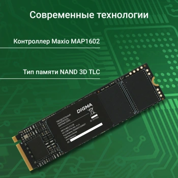 Накопитель SSD Digma PCIe 4.0 x4 512GB DGSM4512GM6ET