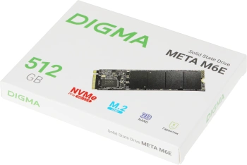 Накопитель SSD Digma PCIe 4.0 x4 512GB DGSM4512GM6ET